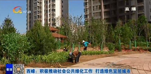 西峰區(qū) 積極推動(dòng)社會(huì)公共綠化工作，全力打造綠色宜居城市